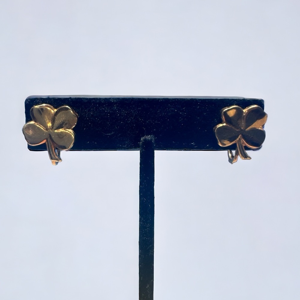 VTG Screw-back GF Clover Earrings 🍀